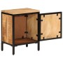 Mesita de noche de madera maciza de mango rugosa 40x30x52,5 cm de , Mesitas de noche - Ref: Foro24-358503, Precio: 87,08 €, D...