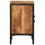 Mesita de noche de madera maciza de mango rugosa 40x30x52,5 cm de , Mesitas de noche - Ref: Foro24-358503, Precio: 87,08 €, D...