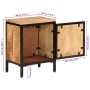 Mesita de noche de madera maciza de mango rugosa 40x30x52,5 cm de , Mesitas de noche - Ref: Foro24-358503, Precio: 87,08 €, D...