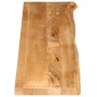 Tablero de mesa borde natural madera maciza mango 160x40x2,5 cm de , Tableros para mesas - Ref: Foro24-370448, Precio: 106,72...