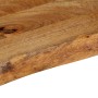 Tablero de mesa borde natural madera maciza mango 160x40x2,5 cm de , Tableros para mesas - Ref: Foro24-370448, Precio: 106,72...