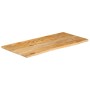 Tablero de mesa borde natural madera maciza mango 110x60x2,5 cm de , Tableros para mesas - Ref: Foro24-370455, Precio: 102,05...