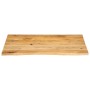Tablero de mesa borde natural madera maciza mango 100x80x2,5 cm de , Tableros para mesas - Ref: Foro24-370460, Precio: 124,33...
