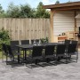 Juego de comedor de jardín 13 piezas textileno negro de , Conjuntos de jardín - Ref: Foro24-3295125, Precio: 607,42 €, Descue...