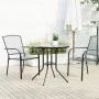 Mesa de patio redonda de acero gris antracita Ø80x72,5 cm de , Mesas de jardín - Ref: Foro24-4009263, Precio: 104,41 €, Descu...