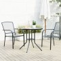 Mesa de patio redonda de acero gris antracita Ø80x72,5 cm de , Mesas de jardín - Ref: Foro24-4009263, Precio: 118,87 €, Descu...