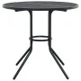 Mesa de patio redonda de acero gris antracita Ø80x72,5 cm de , Mesas de jardín - Ref: Foro24-4009263, Precio: 104,41 €, Descu...