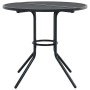 Mesa de patio redonda de acero gris antracita Ø80x72,5 cm de , Mesas de jardín - Ref: Foro24-4009263, Precio: 118,87 €, Descu...