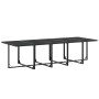 Juego de comedor de jardín 15 piezas textileno negro de , Conjuntos de jardín - Ref: Foro24-3295131, Precio: 700,14 €, Descue...