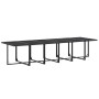 Juego de comedor de jardín 17 piezas textileno negro de , Conjuntos de jardín - Ref: Foro24-3295127, Precio: 811,63 €, Descue...