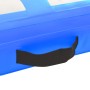 Esterilla inflable de gimnasia con bomba PVC azul 800x100x20 cm de vidaXL, Esteras para pilates y yoga - Ref: Foro24-92692, P...