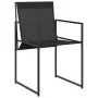 Juego de comedor de jardín 17 piezas textileno negro de , Conjuntos de jardín - Ref: Foro24-3295127, Precio: 800,50 €, Descue...