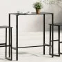 Mesa alta de bar acero recubrimiento polvo negro 100x50x110 cm de , Mesas de jardín - Ref: Foro24-4009268, Precio: 123,09 €, ...