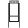 Mesa alta de bar acero recubrimiento polvo negro 100x50x110 cm de , Mesas de jardín - Ref: Foro24-4009268, Precio: 123,09 €, ...