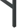 Mesa alta de bar acero recubrimiento polvo negro 100x50x110 cm de , Mesas de jardín - Ref: Foro24-4009268, Precio: 123,09 €, ...