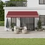 Toldo retráctil automático burdeos 500x350 cm de , Toldos - Ref: Foro24-3214992, Precio: 620,29 €, Descuento: %