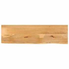 Solid mango wood natural edge table top 120x20x2.5 cm by , Table tops - Ref: Foro24-370422, Price: 42,39 €, Discount: %