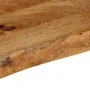 Solid mango wood natural edge table top 70x30x2.5 cm by , Table tops - Ref: Foro24-370429, Price: 33,88 €, Discount: %