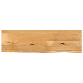 Solid mango wood table top with natural edge, 120x30x2.5 cm. by , Table tops - Ref: Foro24-370434, Price: 80,08 €, Discount: %