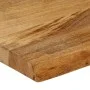 Solid mango wood table top with natural edge, 120x30x2.5 cm. by , Table tops - Ref: Foro24-370434, Price: 80,08 €, Discount: %