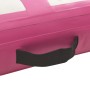 Esterilla inflable de gimnasia con bomba PVC rosa 500x100x20 cm de vidaXL, Esteras para pilates y yoga - Ref: Foro24-92682, P...
