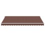 Toldo retráctil manual con luz LED marrón 450x300 cm de , Toldos - Ref: Foro24-3215381, Precio: 378,86 €, Descuento: %