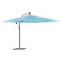 Sombrilla de jardín con poste de acero azul 290x290x238 cm de , Sombrillas - Ref: Foro24-4005083, Precio: 129,83 €, Descuento: %