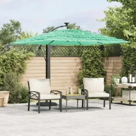 Gartenschirm mit grünem Stahlmast 246x246x230 cm von , Sonnenschirme - Ref: Foro24-4005076, Preis: 155,45 €, Rabatt: %