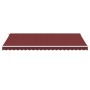 Toldo retráctil automático burdeos 500x300 cm de , Toldos - Ref: Foro24-3310193, Precio: 528,27 €, Descuento: %