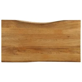 Tablero de mesa borde natural madera maciza mango 100x60x2,5 cm de , Tableros para mesas - Ref: Foro24-370766, Precio: 84,94 ...