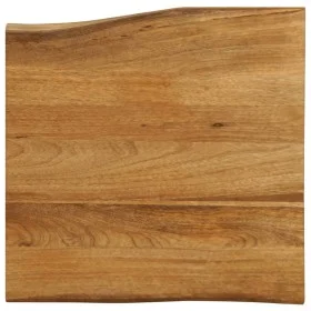 Tablero de mesa borde natural madera maciza mango 80x80x2,5 cm de , Tableros para mesas - Ref: Foro24-370770, Precio: 118,29 ...