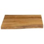 Tablero de mesa borde natural madera maciza mango 80x80x2,5 cm de , Tableros para mesas - Ref: Foro24-370770, Precio: 121,17 ...