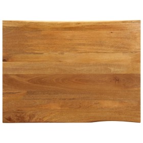 Tablero de mesa borde natural madera maciza mango 100x80x2,5 cm de , Tableros para mesas - Ref: Foro24-370772, Precio: 98,32 ...