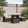 Set sofás de jardín 6 piezas y cojines ratán sintético marrón de , Conjuntos de jardín - Ref: Foro24-3274973, Precio: 405,22 ...