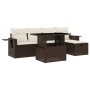 Set sofás de jardín 6 piezas y cojines ratán sintético marrón de , Conjuntos de jardín - Ref: Foro24-3274973, Precio: 405,22 ...