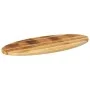 Oval solid mango wood table top 100x50x2.5 cm by , Table tops - Ref: Foro24-370822, Price: 57,52 €, Discount: %