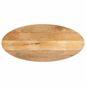 Tablero de mesa ovalado madera maciza de mango 80x40x3,8 cm de , Tableros para mesas - Ref: Foro24-370848, Precio: 47,24 €, D...