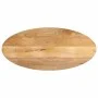 Tablero de mesa ovalado madera maciza de mango 80x40x3,8 cm de , Tableros para mesas - Ref: Foro24-370848, Precio: 47,24 €, D...