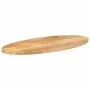 Tablero de mesa ovalado madera maciza de mango 80x40x3,8 cm de , Tableros para mesas - Ref: Foro24-370848, Precio: 47,24 €, D...