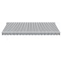 Toldo retráctil automático gris antracita y blanco 450x300 cm de , Toldos - Ref: Foro24-3310234, Precio: 441,07 €, Descuento: %