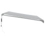 Toldo retráctil automático gris antracita y blanco 450x300 cm de , Toldos - Ref: Foro24-3310234, Precio: 441,07 €, Descuento: %
