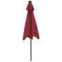 Sombrilla de jardín con poste de acero burdeos 225x225x212 cm de , Sombrillas - Ref: Foro24-4005062, Precio: 64,34 €, Descuen...