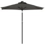Sombrilla de jardín con poste de acero antracita 225x225x212 cm de , Sombrillas - Ref: Foro24-4005060, Precio: 46,43 €, Descu...