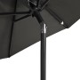 Sombrilla de jardín con poste de acero antracita 225x225x212 cm de , Sombrillas - Ref: Foro24-4005060, Precio: 46,43 €, Descu...