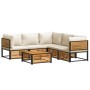 Set de sofás de jardín con cojines 6 pzas madera maciza acacia de , Conjuntos de jardín - Ref: Foro24-3214912, Precio: 752,04...