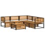 Set de sofás de jardín con cojines 6 pzas madera maciza acacia de , Conjuntos de jardín - Ref: Foro24-3214912, Precio: 752,04...