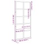 Puerta de granero madera maciza pino blanca 100x208 cm de , Puertas - Ref: Foro24-850639, Precio: 155,58 €, Descuento: %