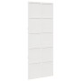 Puerta de granero madera maciza pino blanca 80x208 cm de , Puertas - Ref: Foro24-850645, Precio: 129,35 €, Descuento: %