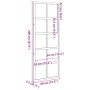 Puerta de granero madera maciza pino blanca 80x208 cm de , Puertas - Ref: Foro24-850645, Precio: 129,35 €, Descuento: %