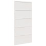 Puerta de granero madera maciza pino blanca 100x208 cm de , Puertas - Ref: Foro24-850630, Precio: 145,04 €, Descuento: %